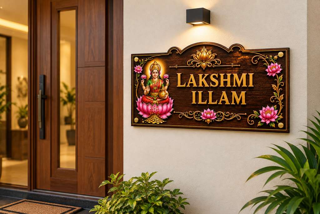 UV Printed Personalized Nameboard- Acrylic