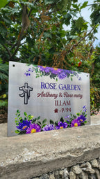UV Printed Stainless Steel Name Board