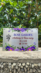 UV Printed Stainless Steel Name Board