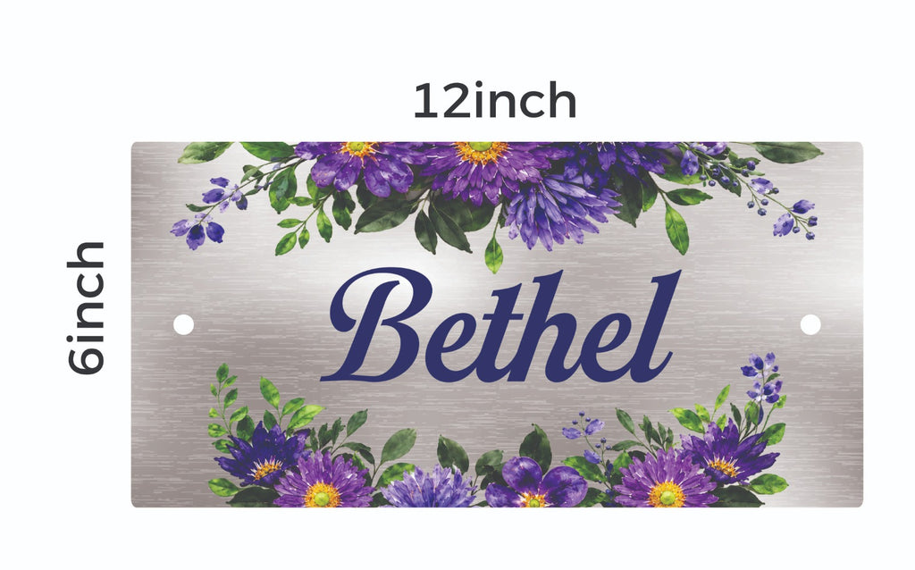 UV Printed Stainless Steel Name Board