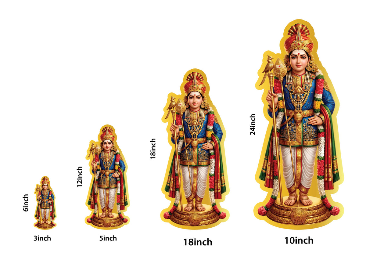 UV Printed Acrylic Standee - Murugan